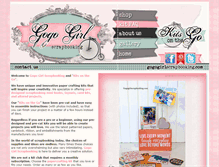 Tablet Screenshot of gogogirlscrapbooking.com